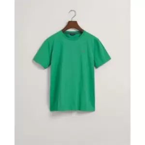 Gant Logo T Shirt - Green