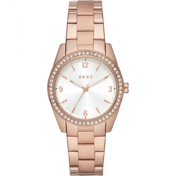 DKNY Silver And Rose Gold 'Nolita' Fashion Watch - Ny2902