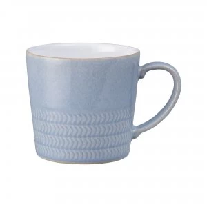 Natural Denim Textured Large Mug