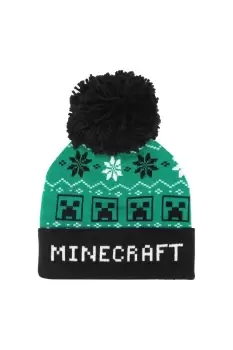 Creeper Fair Isle Pom Pom Beanie