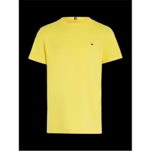 Tommy Hilfiger Essential Cotton Tee S/S - Yellow