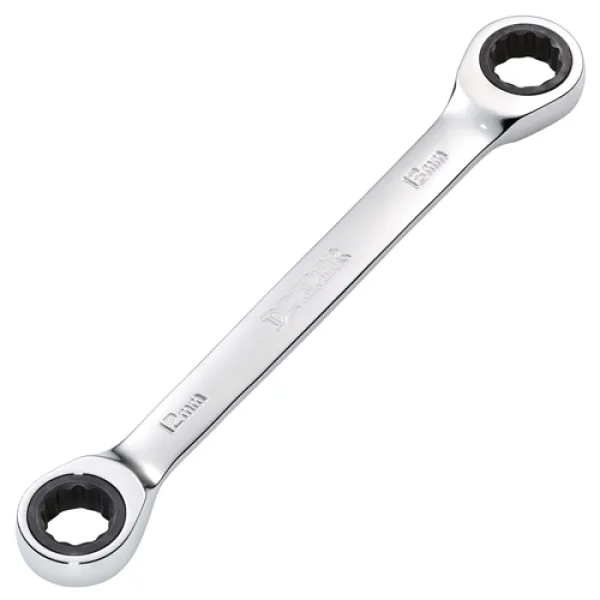 Draper HI-TORQ Metric Double Ratchet Ring Spanner, 12 x 13mm