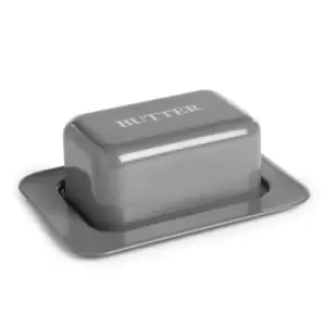 Butter Dish with Lid in Grey M&amp;W