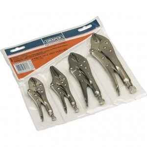 Draper 4 Piece Self Grip Plier Set