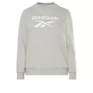 Reebok Identity Logo French Terry Crew Sweatshirt - Grey