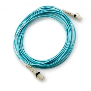 HPE AJ837A fiber optic cable 15 m LC Blue