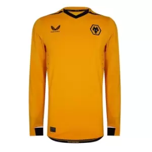 Castore Wolverhampton Wanderers FC LS Home Jersey Mens - Gold