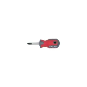 Pro-torq Stubby Pozi Screwdriver, NO.2 Pozi Tip, 39MM Blade