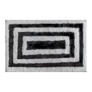 Crossland Grove Hugger Rug Black White 120 X 170Cm