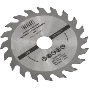 Sealey Mini TCT Circular Saw Blade 85mm 20T 15mm