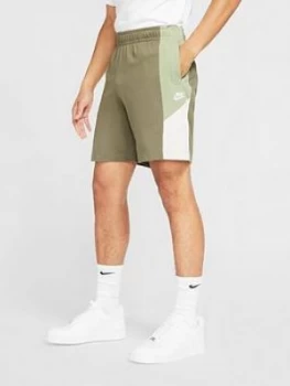 Nike Jersey Shorts - Olive , Olive, Size XL, Men