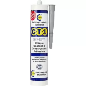 CT1 - Grey - Building Sealant & Adhesive Snag Tube for Virtually Any Material (1)