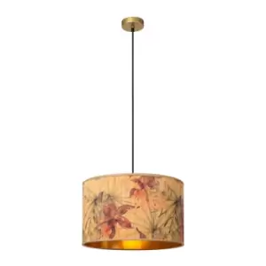 Tanselle Retro Pendant Light - Ø45cm - 1xE27 - Multicolor