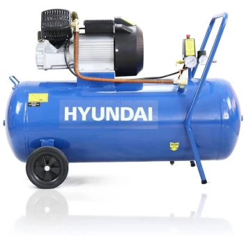 Hyundai - HY30100V 100 Litre V-Twin Direct Drive Air Compressor