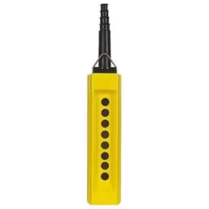 Schneider Electric Pendant Station Enclosure Harmony XACA, Polypropylene, 8 Cutouts, IP65 - Yellow