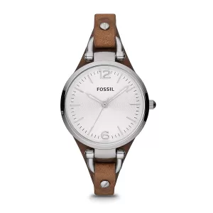 Fossil Womens Georgia Leather Watch - Brown