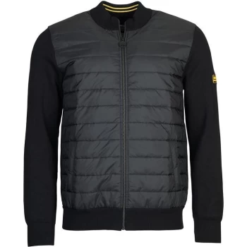 Barbour International Legacy Baffle Zip Through Sweatshirt - Black