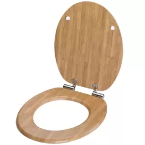 Toilet Seat Bamboo smooth close