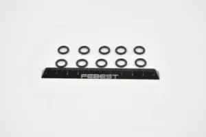 FEBEST Gaskets RINGFL-026-PCS10 Seal, injector MERCEDES-BENZ,NISSAN,HONDA,E-Klasse Limousine (W211),C-Klasse Limousine (W203)