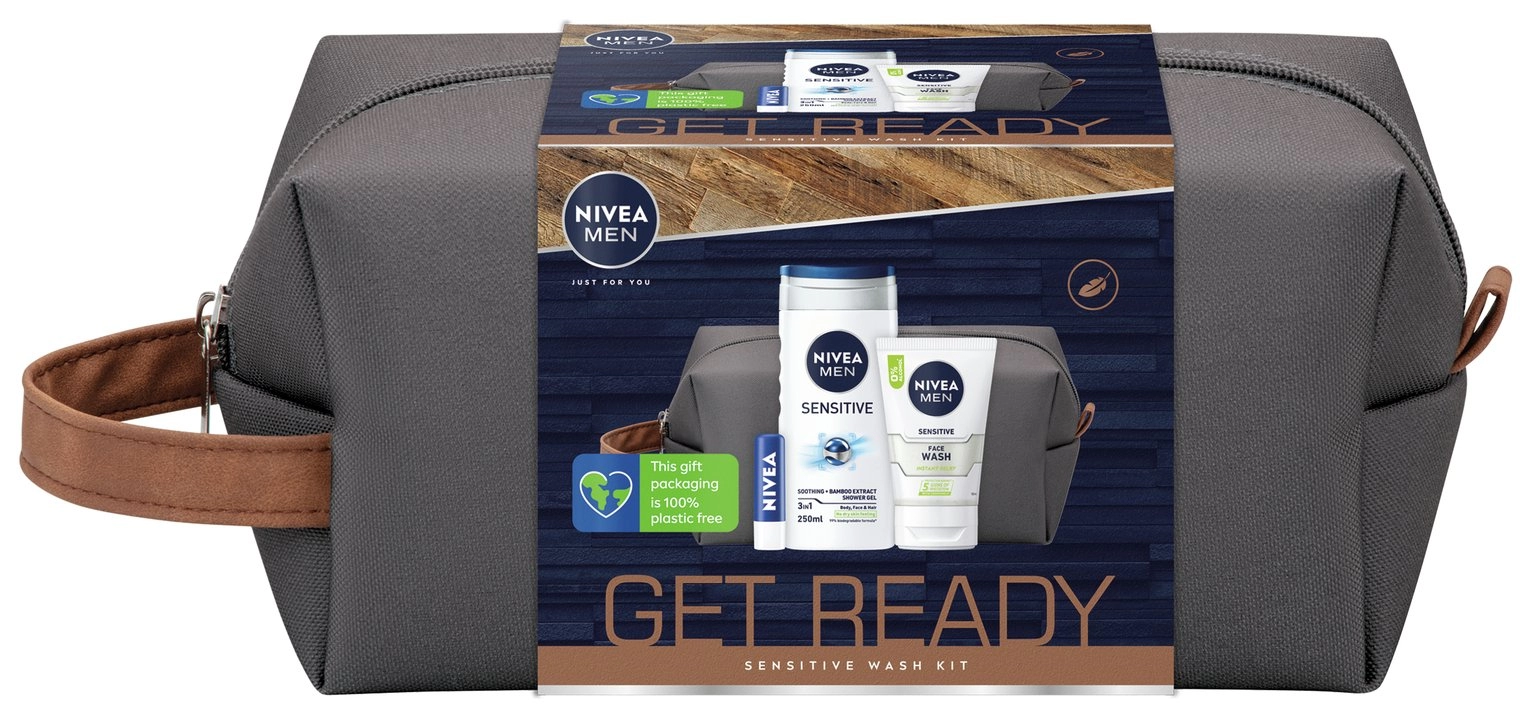 Nivea Men Get Ready Wash Kit Gift Set