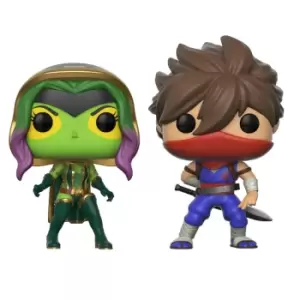 Marvel Vs Capcom Gamora Vs Strider Pop! Vinyl Figure 2 Pack