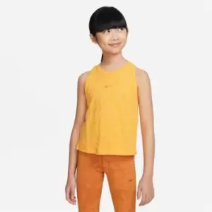 Nike Dri-FIT One Big Kids (Girls') Training Tank Top - Orange