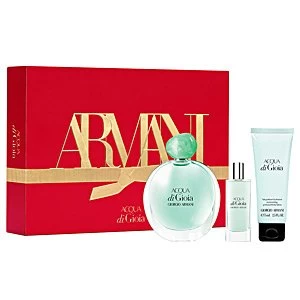 Giorgio Armani Acqua Di Gio Gift Set 100ml Eau de Toilette + 75ml Shower Gel + 15ml Eau de Toilette