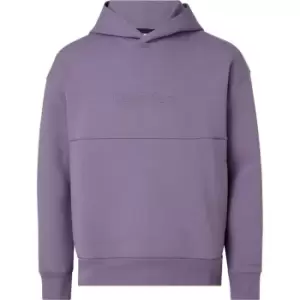 CALVIN KLEIN Comfort Debossed Logo Oth Hoodie - Purple