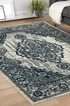 Multi Purpose Traditional Rug - Size: 160x230cm - Blue - Print