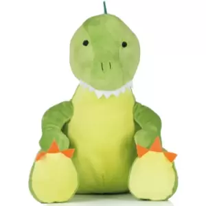 Mumbles Zippie Childrens/Kids Plush Dinosaur Toy (One Size) (Green)