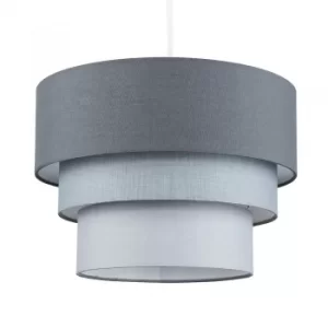 Aztec Pyramid Grey and White Pendant Shade