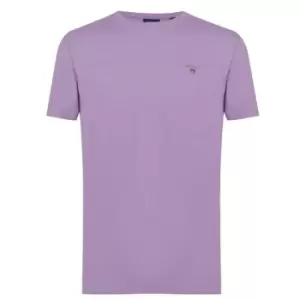 Gant Crew Logo T Shirt - Purple