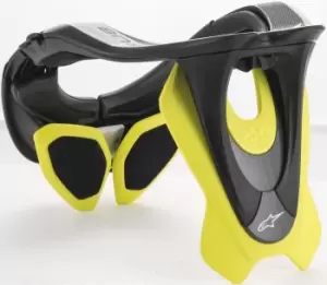 Alpinestars BNS Tech-2 Neck Protector, black-yellow, Size L XL, black-yellow, Size L XL