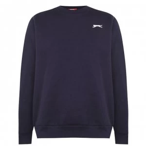 Slazenger SL Fleece Crew Sweater Mens - Navy