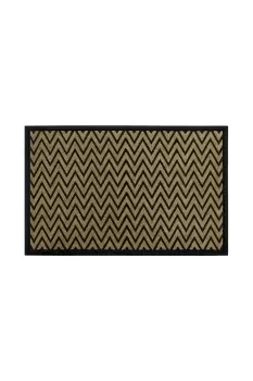 Vienna Rubber Backed Scraper Doormat 60x90cm Zigzag