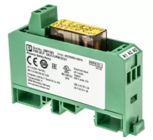 Phoenix Contact, 24V dc Coil Non-Latching Relay DPDT, 2981363