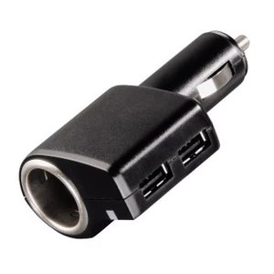 Hama Triple Power USB Car Charger, 2,1A