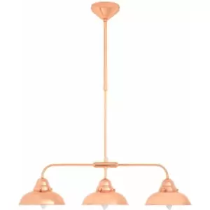 Premier Housewares - Jasper 3 Pendant Copper Finish Light