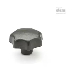 Elesa - Lobe knob-DIN 6336-GG-32-M6-E