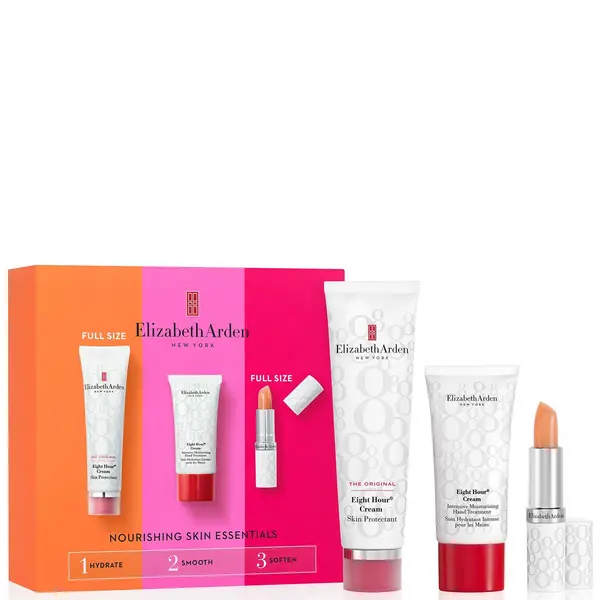 Elizabeth Arden NOURISHING SKIN ESSENTIALS Eight Hour 3 Piece Gift Set