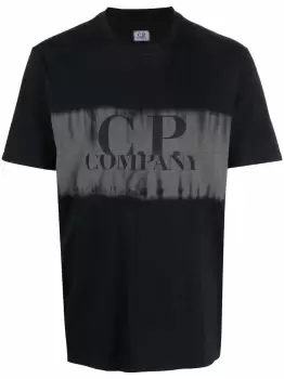 C.P COMPANY Logo Print T-Shirt Black