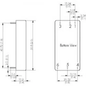 DCDC converter print TracoPower TEN 30 1210 12 Vdc 3.3 Vdc