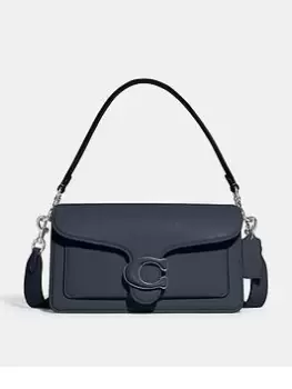 Coach Tabby 26 Covered C Polished Pebble Leather Shoulder Bag - Denim