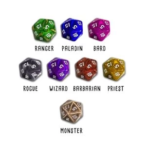 Hero Master: An Epic Game of Epic Fails: Custom Dice