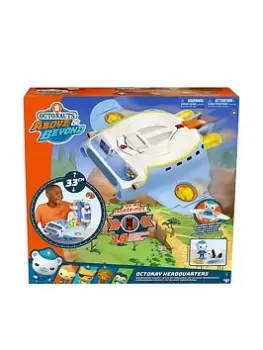 Octonauts Above & Beyond , Octoray Transforming Playset , 7 Pieces , 25+ Lights And Sounds, One Colour