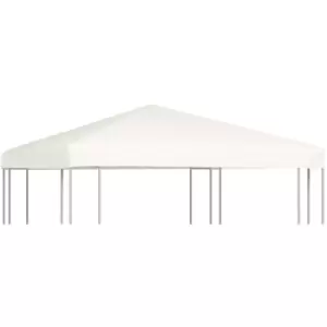 Gazebo Top Cover 310 g/m² 3x3 m Cream White Vidaxl White