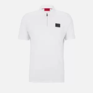 HUGO Domelo Cotton-Jersey Polo Shirt - XL