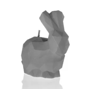 Small Rabbit Candle &ndash; Grey Matt