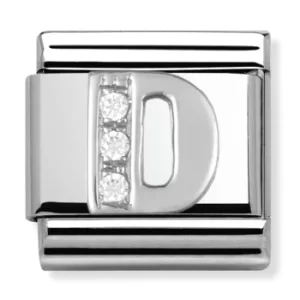 Nomination CLASSIC Silvershine Letter D Charm 330301/04