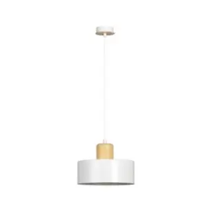 Torin White Dome Pendant Ceiling Light 1x E27